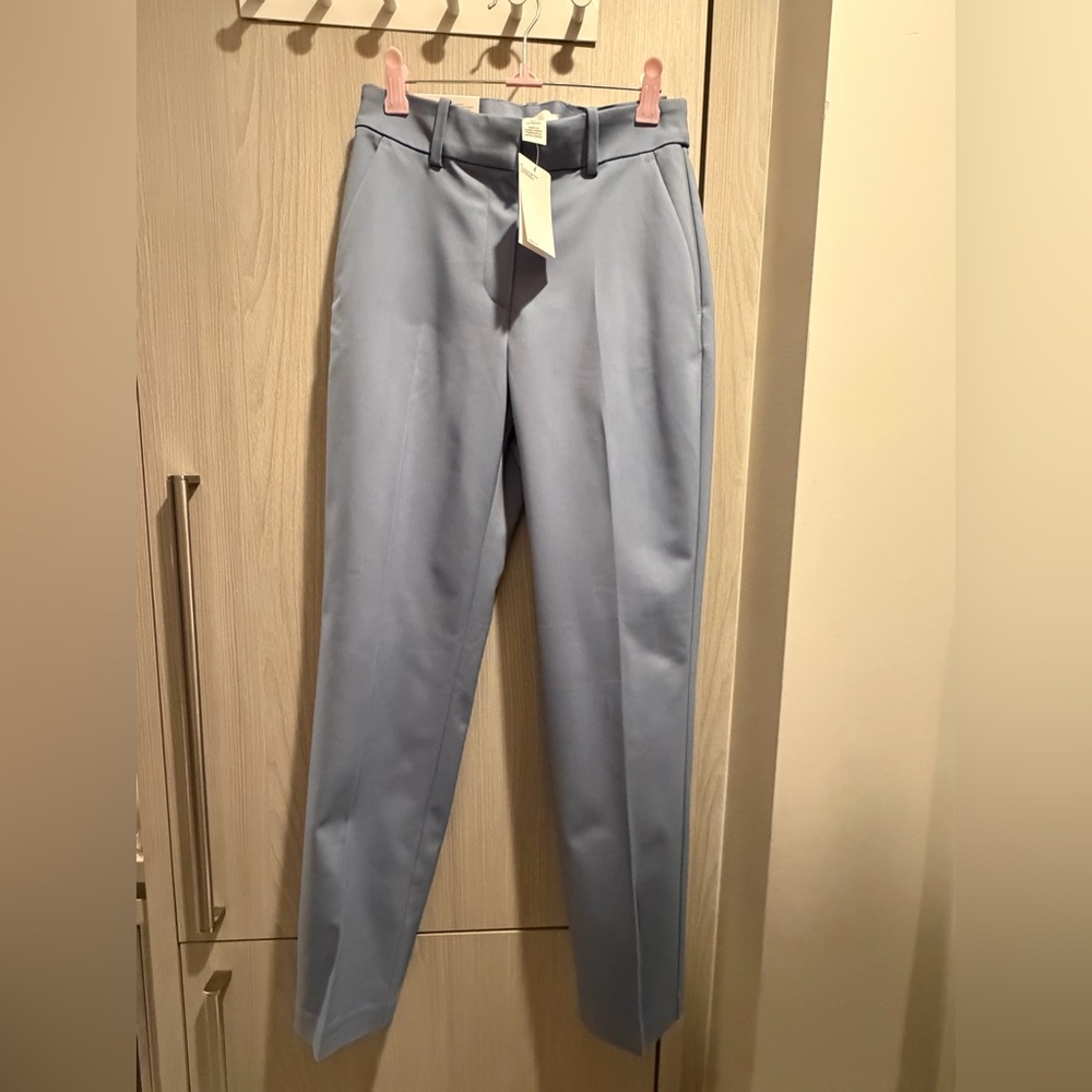 Brand New with Tag Blue Ankle Length Regular Waist Slacks Size 2